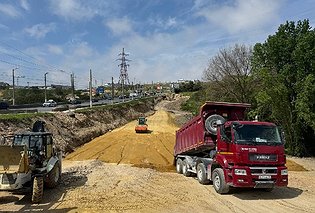 Транспортную развязку на Фиолентовском шоссе капитально отремонтируют до конца года