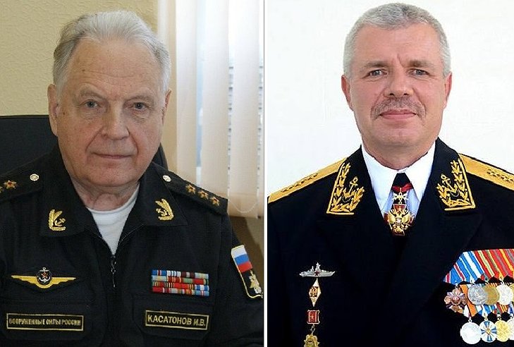 Экс-командующим ЧФ Игорю Касатонову и Александру Витко присвоены звания «Почетный житель Севастополя»