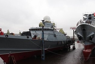 В Татарстане спустили на воду малый ракетный и патрульный корабли для Черноморского Флота